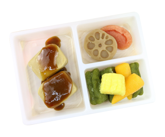 惹味豉汁素肉慕絲便當 Vegetarian meat with Black Bean Sauce Mousse Bento Box