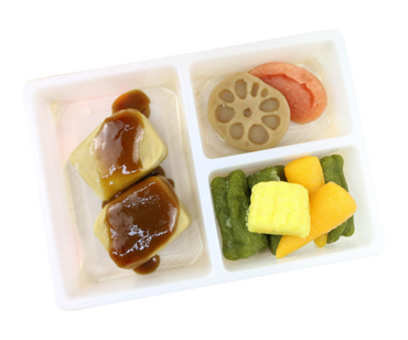 惹味豉汁素肉慕絲便當 Vegetarian meat with Black Bean Sauce Mousse Bento Box