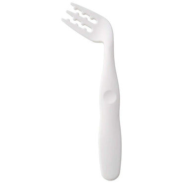 Skater_白色 易食叉 | Skater brown/white color silicon fork