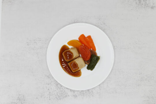 惹味豉汁素肉慕絲便當 Vegetarian meat with Black Bean Sauce Mousse Bento Box