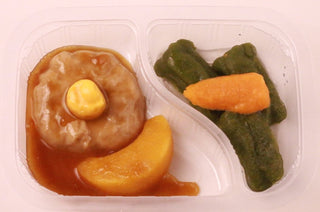 鹹蛋蒸肉餅慕斯軟餐(便當)