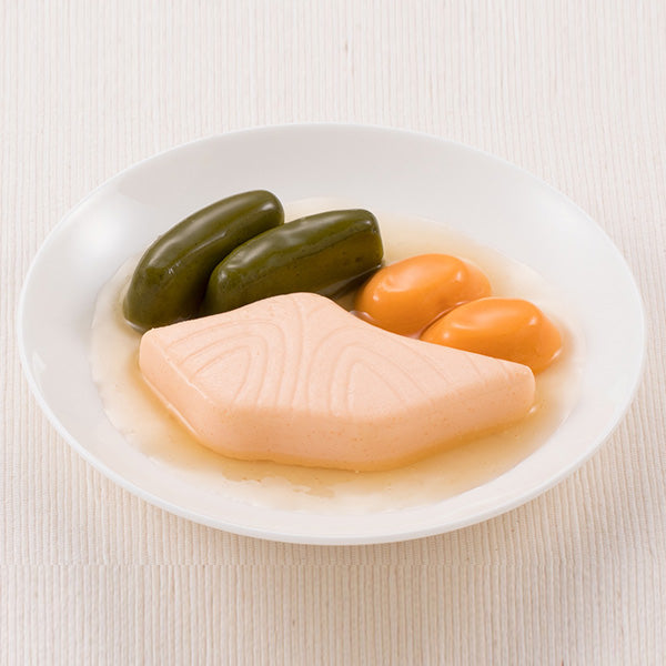 幸福微笑_ 燒三文魚炒蔬菜慕斯 | Ever-smile_Salmon and vegetables in thick starchy sauce