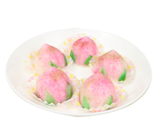 幸福壽桃包慕絲(單個)