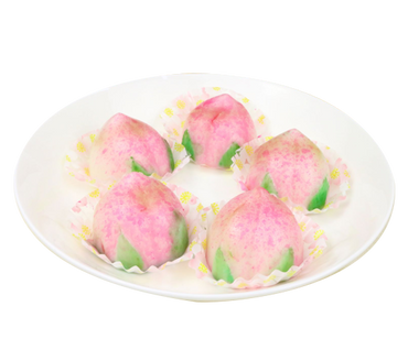 幸福壽桃包慕絲(單個)