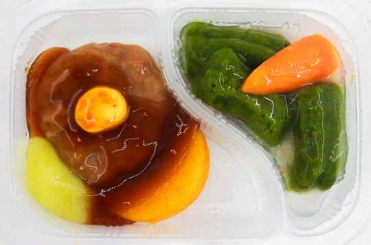 窩蛋免治牛肉風味慕斯軟餐（便當）