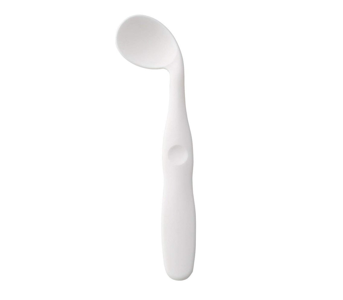 Skater 白色 頸部彎曲湯匙 | Skater curve neck spoon STCS1