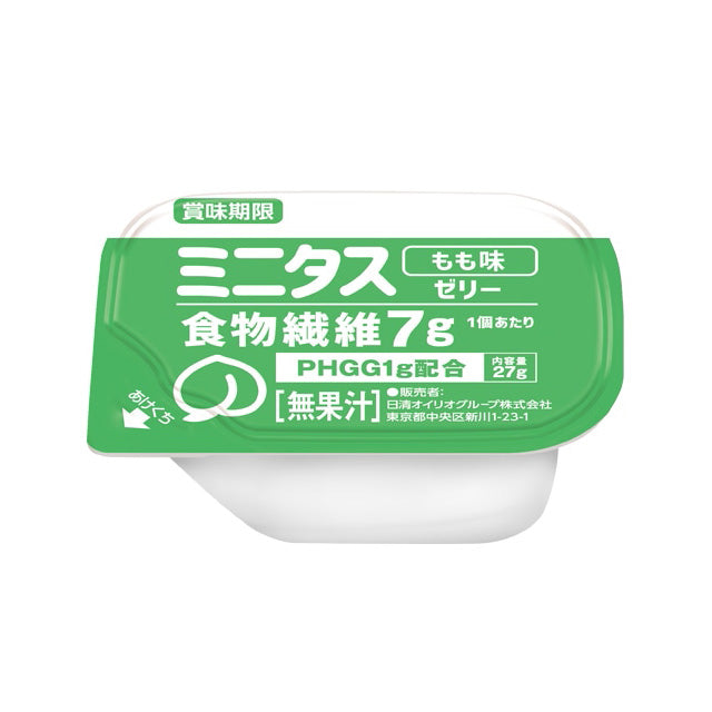 Minitas-桃味膳食纖維補充一口果凍