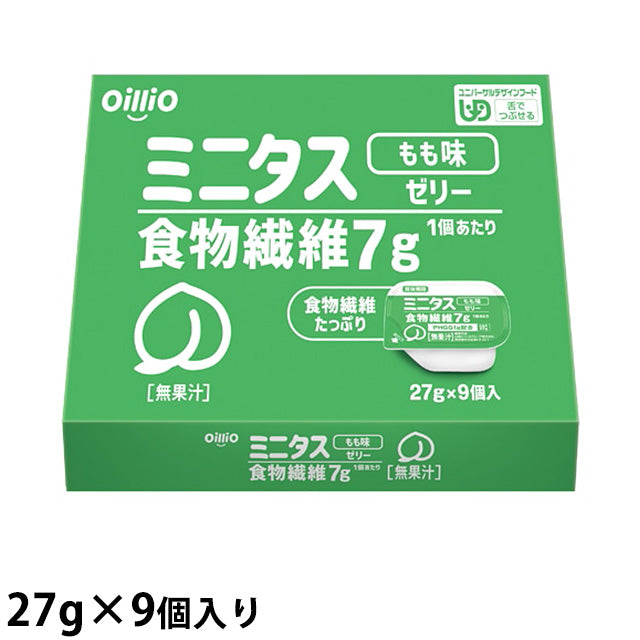 Minitas-桃味膳食纖維補充一口果凍