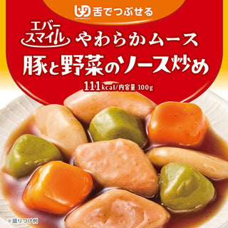 幸福微笑_豬肉炒蔬菜慕斯 | Ever - smile_Wok - fried Pork and Vegetables in Sauce - My Care Healthcare
