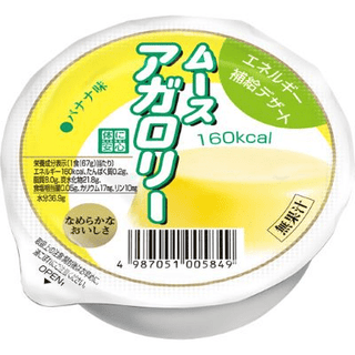 安心_香蕉能量補充慕斯杯 | Kissei Mousse for energy up (Mousse agalorie) Banana - My Care Healthcare