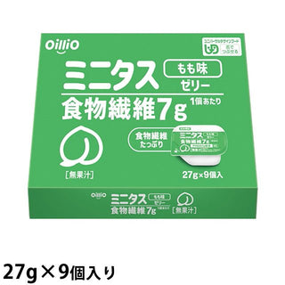 Minitas - 桃味膳食纖維補充一口果凍 - My Care Healthcare