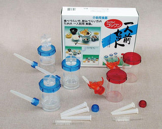 幸福易_喂食壺(喂糊和水) |Raku - Raku GOKKUN Easy feeding Pot _set - My Care Healthcare